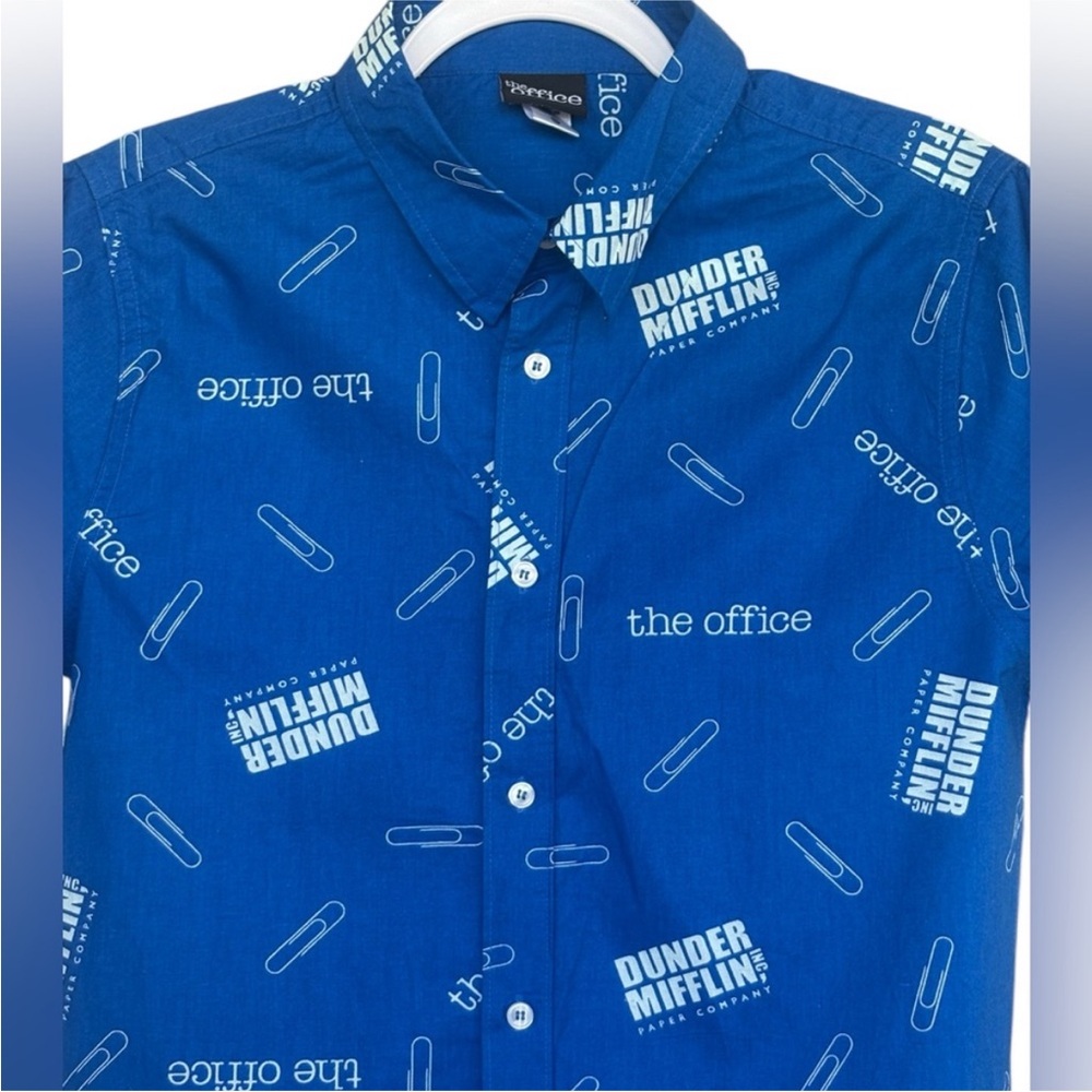 The Office Tv Show Button Down Dunder Mifflin Shirt Size S
